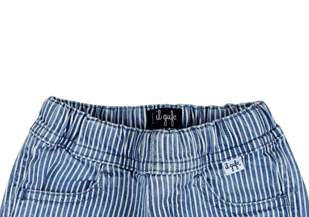 Il Gufo, Baby Boys Striped Shorts, 6-9 Months