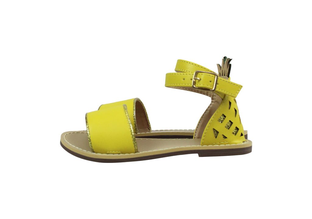 Crewcuts, Girls Pineapple Sandals, Size 28