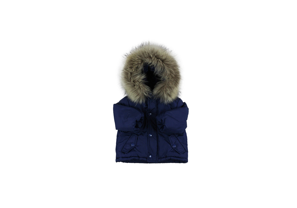 Bimbalo, Baby Boys or Baby Girls Puffer with Fur Hood, 3-6 Months