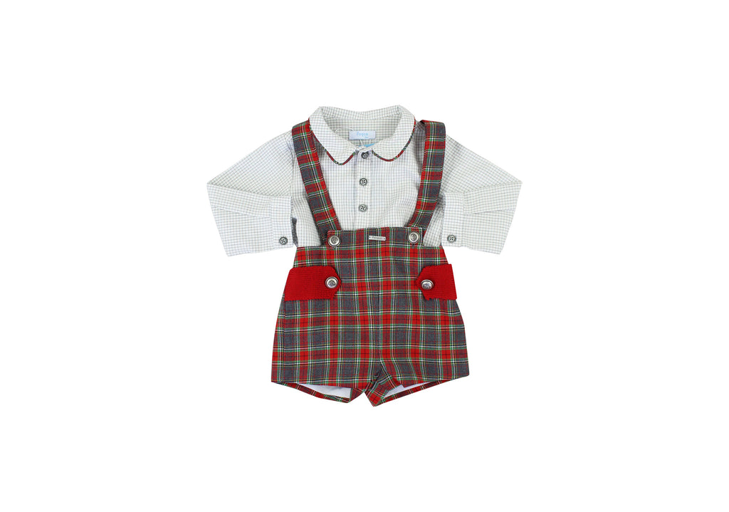 Foque, Baby Boys Dungarees + Shirt Set,, 9-12 Months