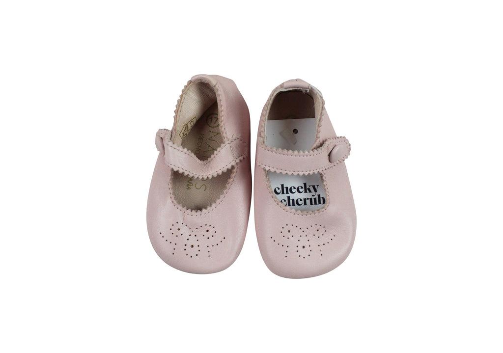 Nanos, Baby Girls Pram Shoes, Size 17