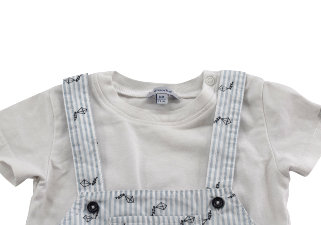 Absorba, Baby Boys Dungarees & Top, 6-9 Months