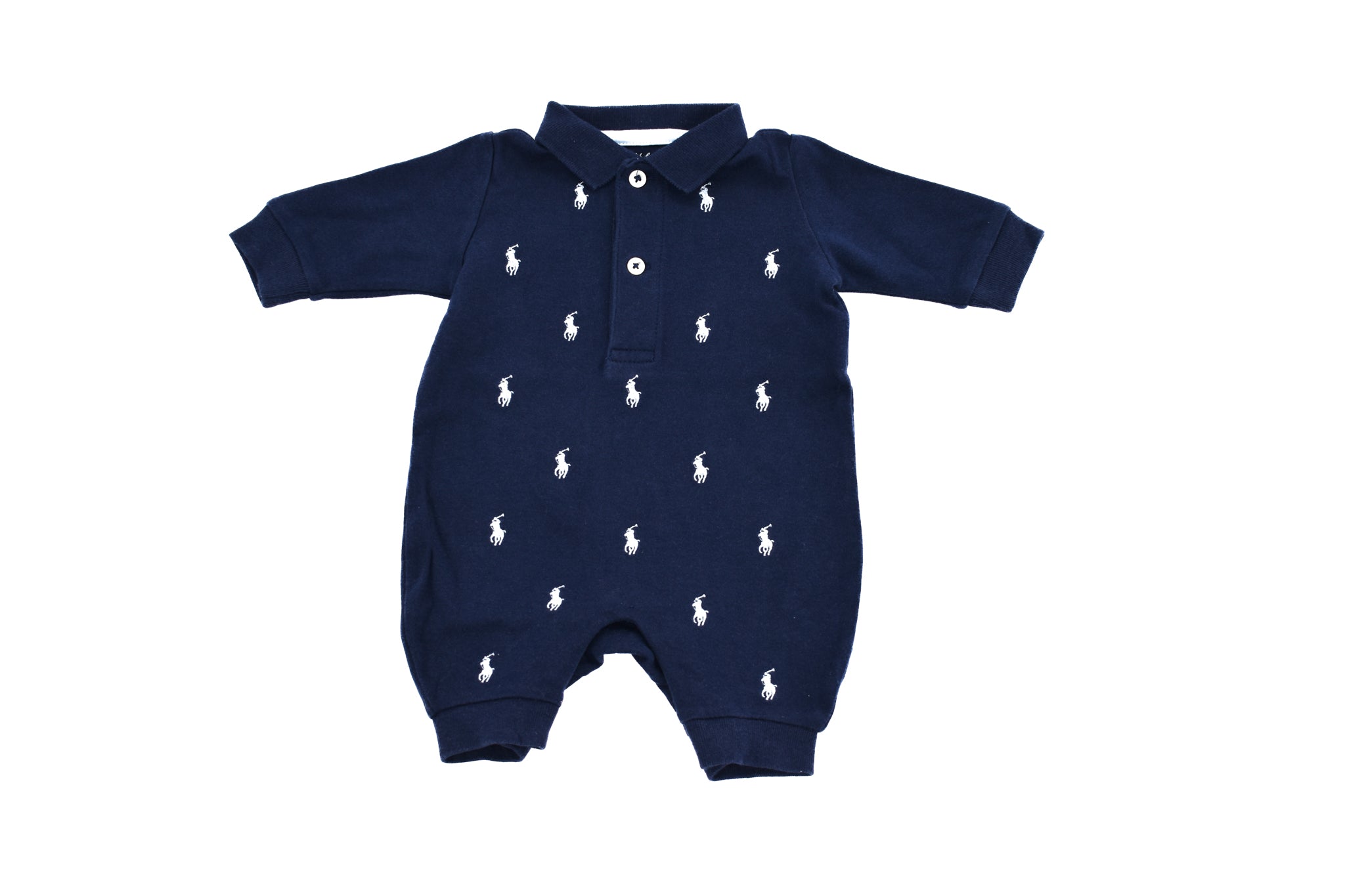 Ralph Lauren, Baby Boys Babygrow, 0-3 Months– KIDSWEAR COLLECTIVE