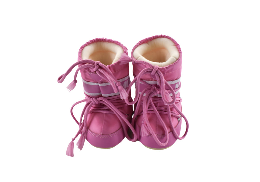 Moon Boot, Baby Girls Snow Boots, Size 19