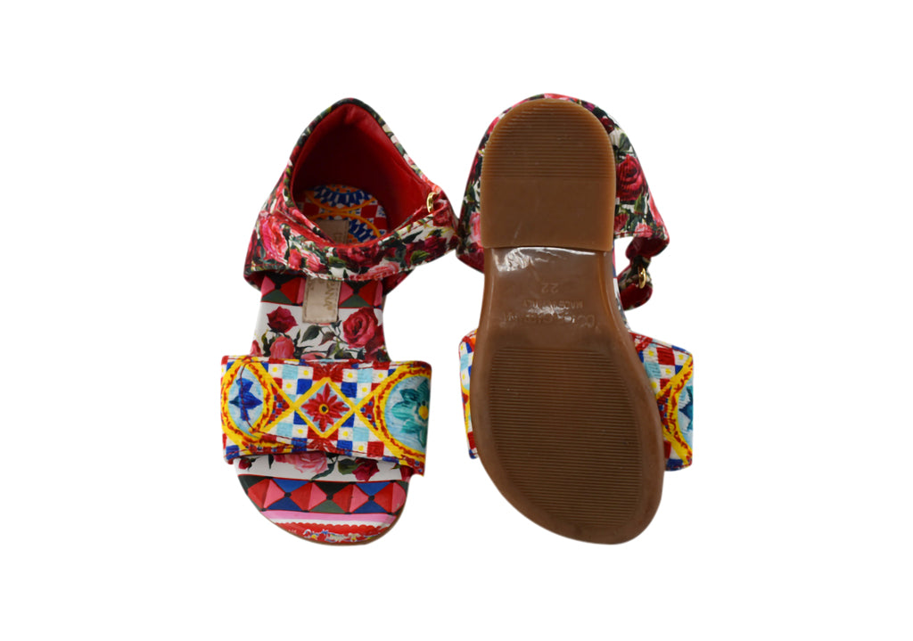 Dolce & Gabbana, Girls Sandals, Size 22