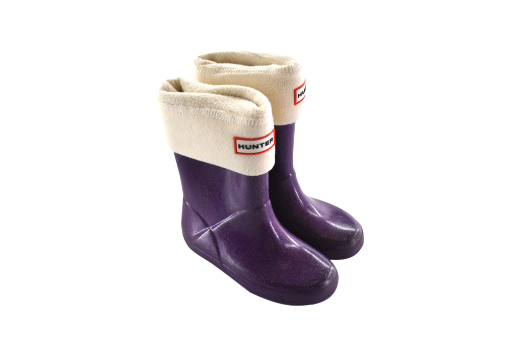 Socks Hunter Wellies Fleece Lined Recycled Fleece Cuff Short Boot