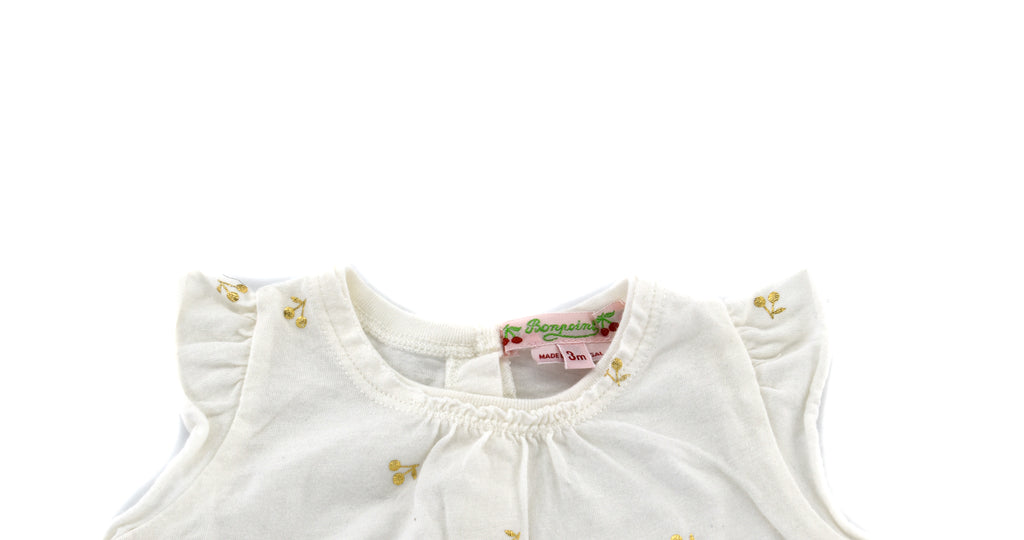 Bonpoint, Baby Girls Top & Bloomers, 0-3 Months